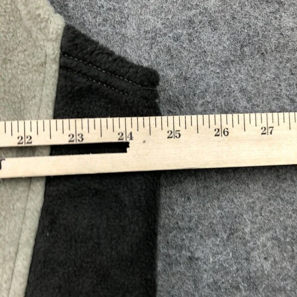 Columbia Vest Mens XL Beige Black Fleece Full Zip Sleeveless Outdoor Hiking - Picture 8 of 9